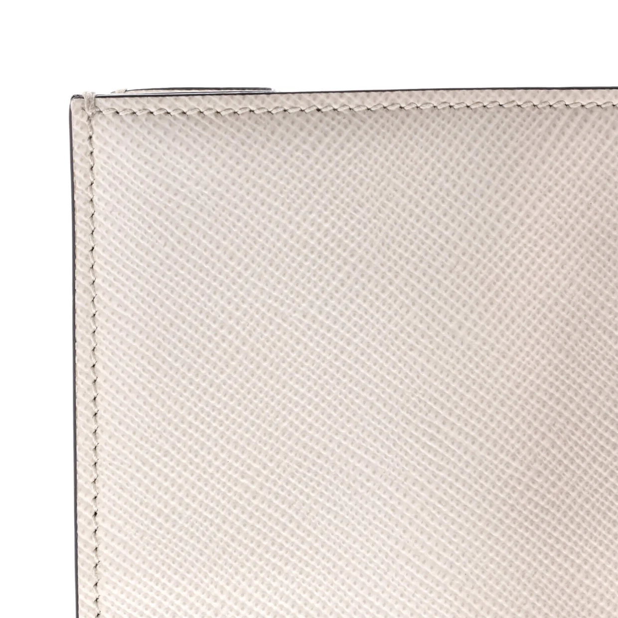 Triangle Logo Convertible Open Tote Saffiano Leather Large - Deep Luxury