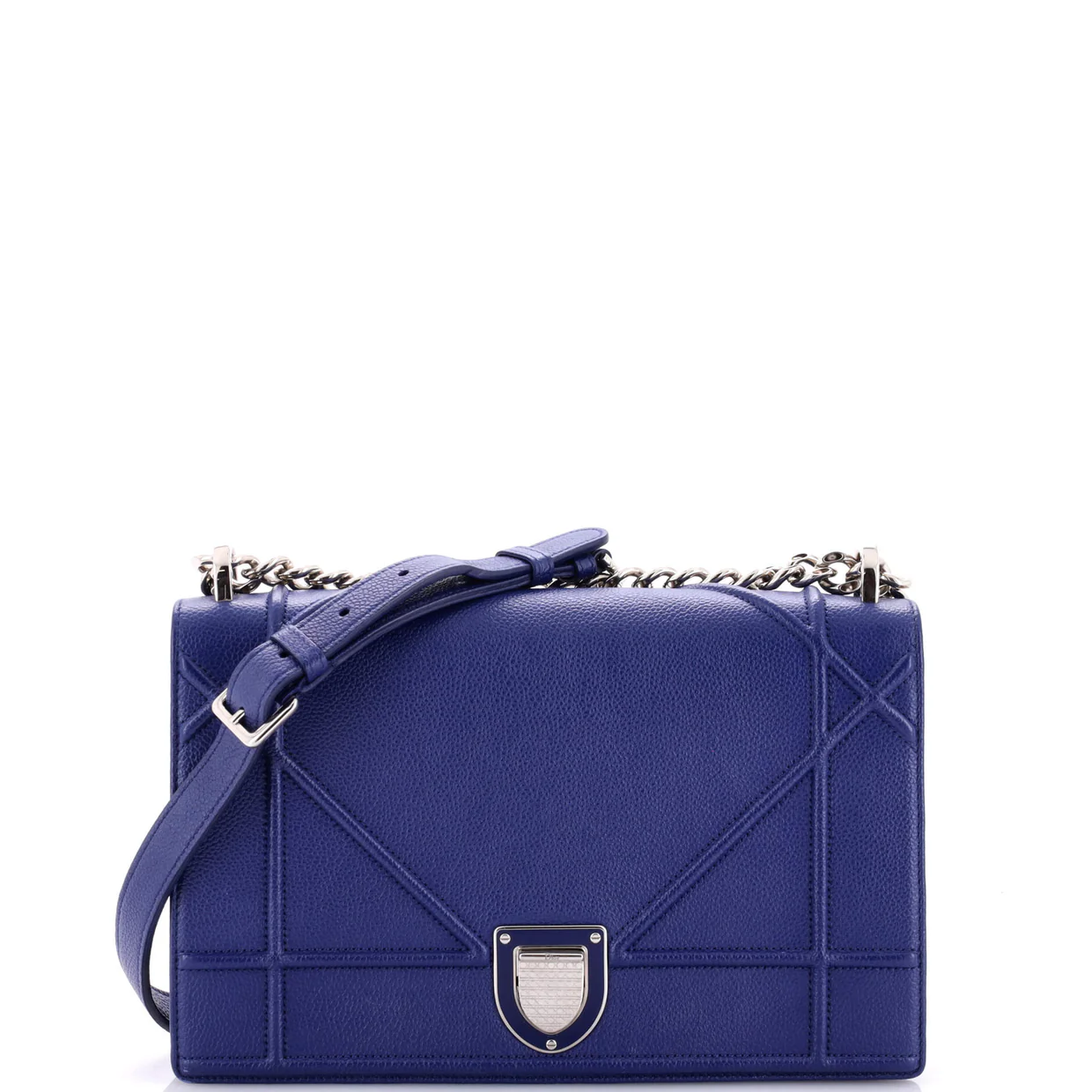 Diorama Flap Bag Grained Calfskin Small - Deep Luxury