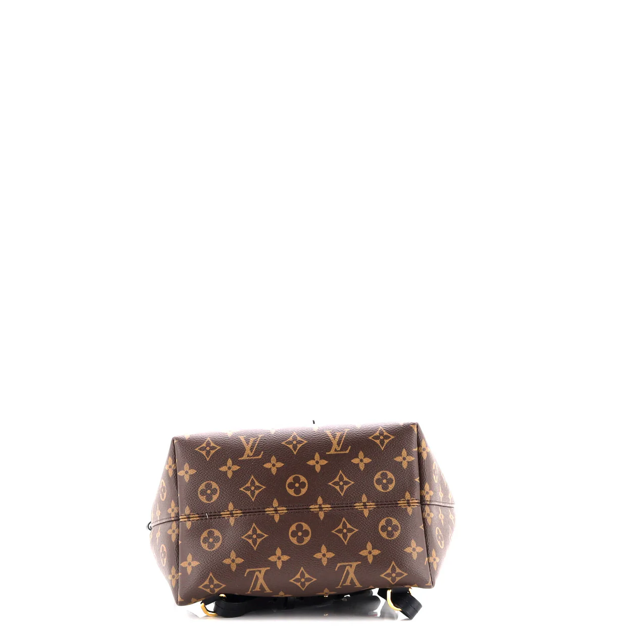 Montsouris NM Backpack Monogram Canvas with Leather PM - Deep Luxury