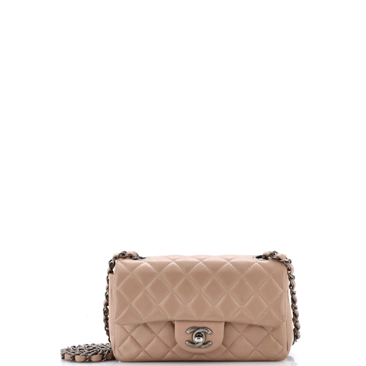Classic Single Flap Bag Quilted Lambskin Mini - Deep Luxury