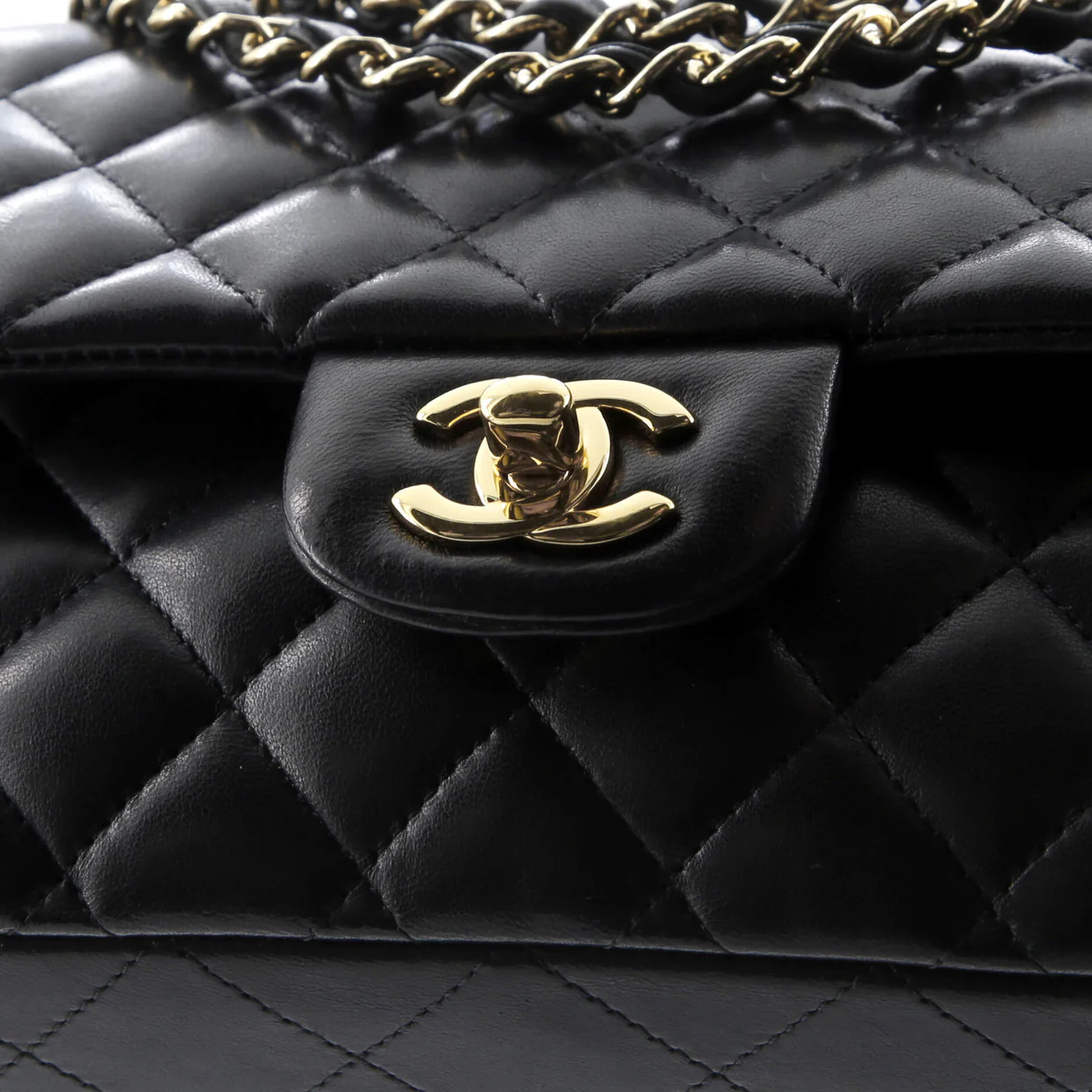 Classic Double Flap Bag Quilted Lambskin Medium - Deep Luxury