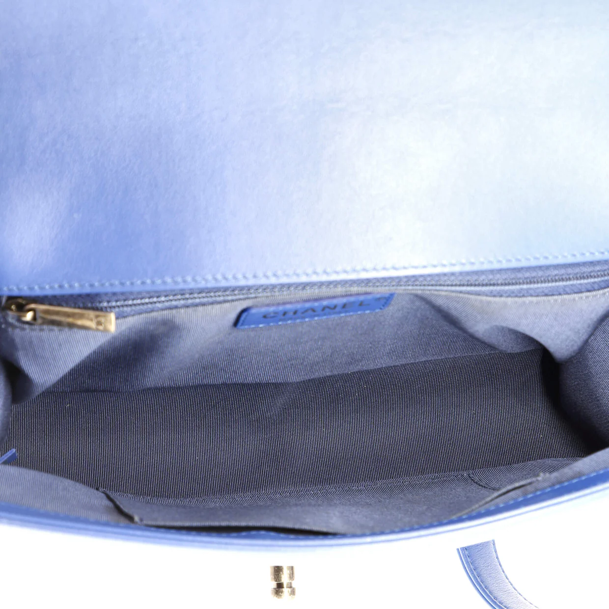 Boy Flap Bag Chevron Lambskin Old Medium - Deep Luxury