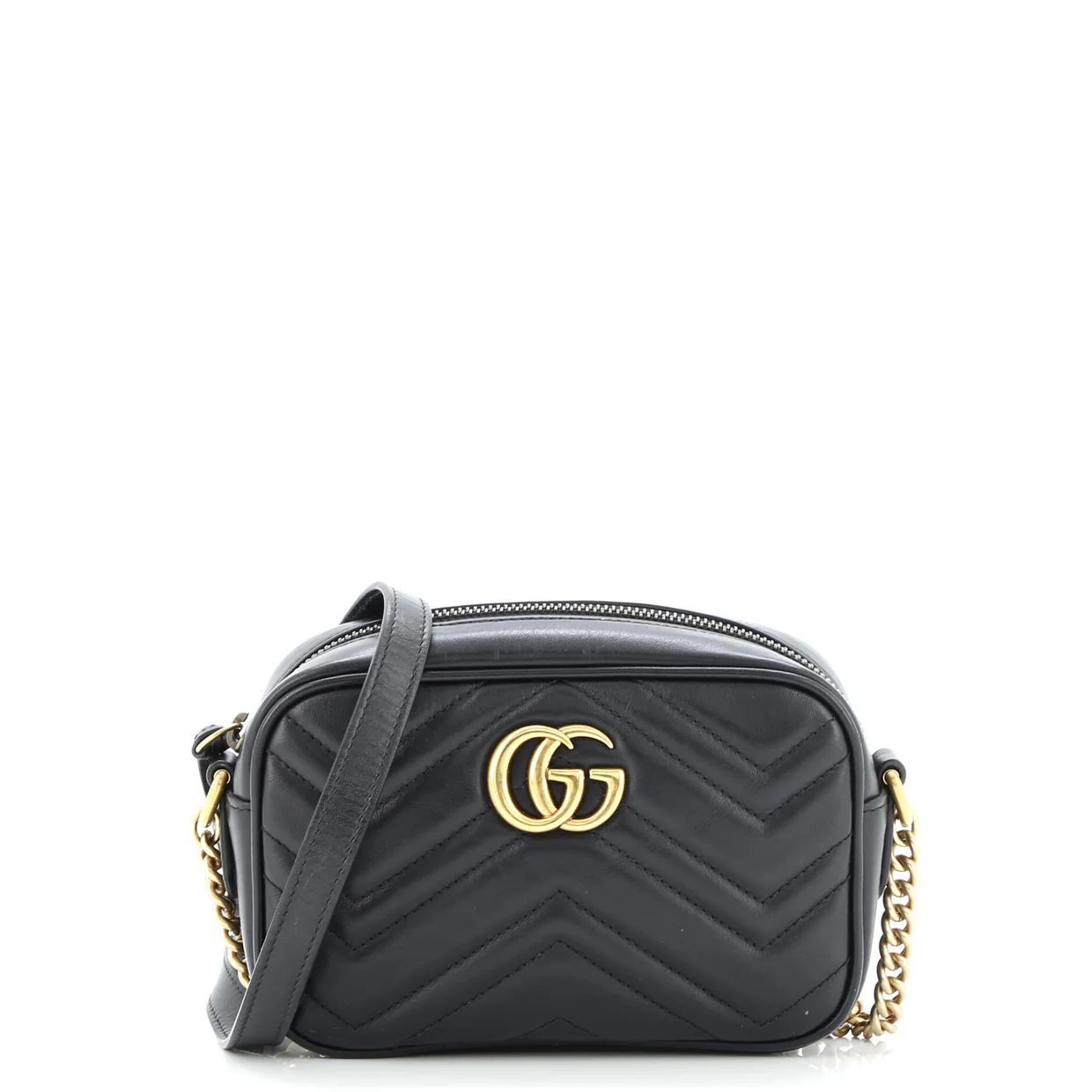 GG Marmont Shoulder Bag Matelasse Leather Mini - Deep Luxury