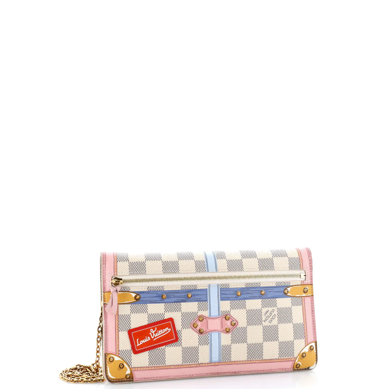Weekend Pochette Limited Edition Damier Summer Trunks - Deep Luxury