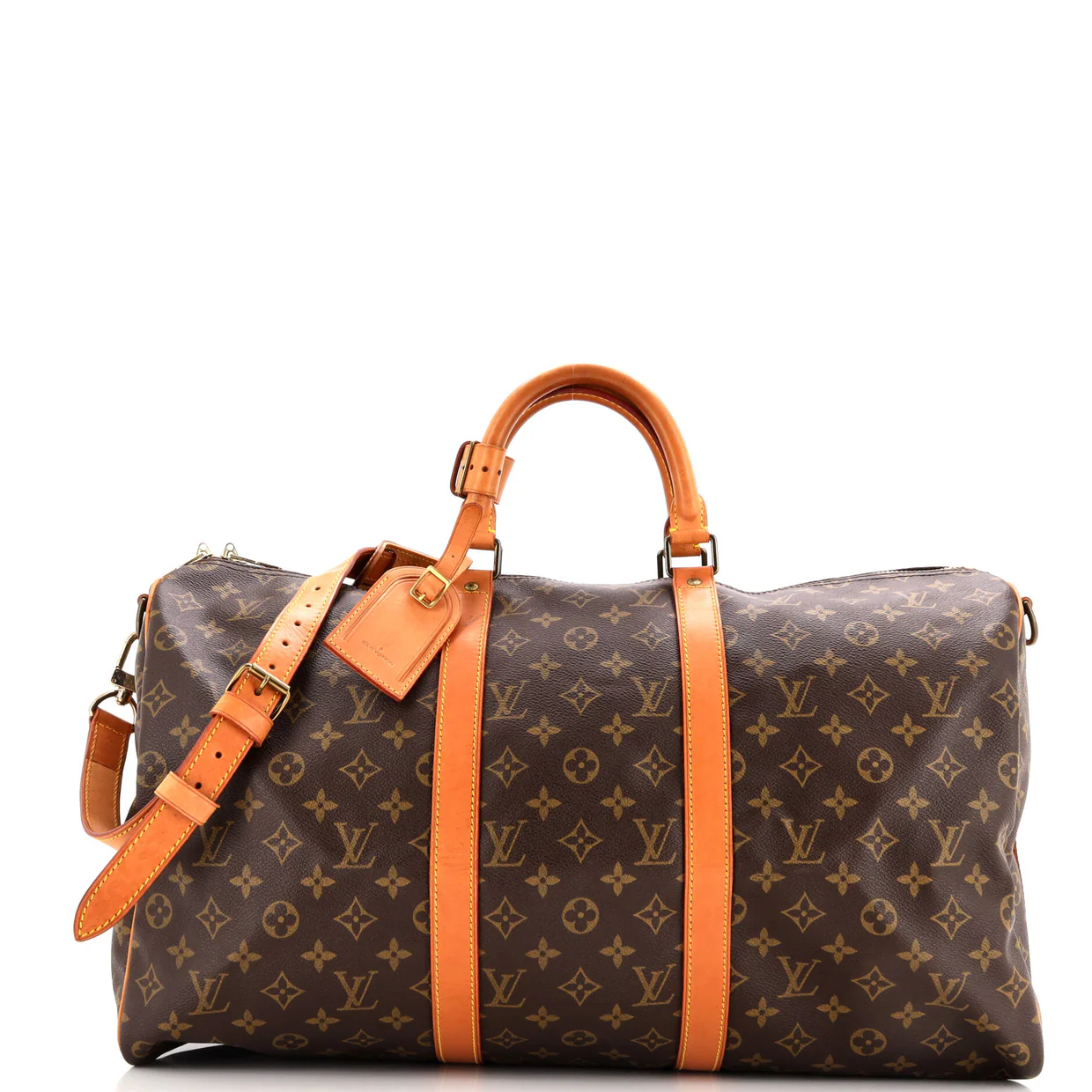 Keepall Bandouliere Bag Monogram Canvas 50 - Deep Luxury
