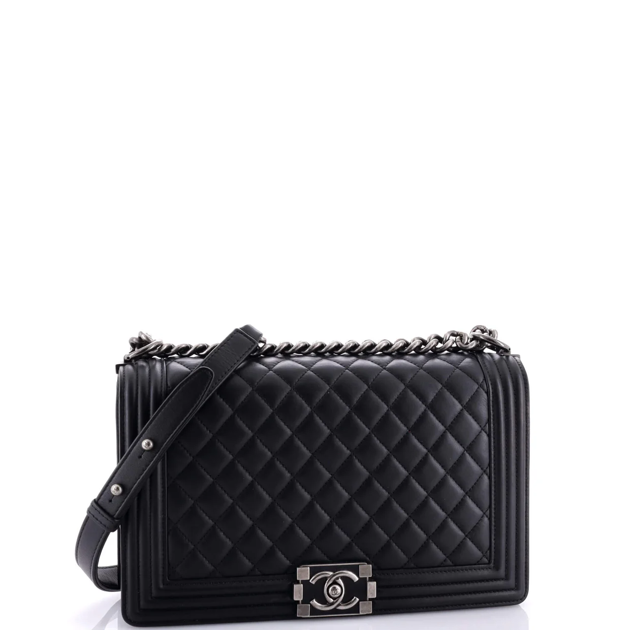 Boy Flap Bag Quilted Lambskin New Medium - Deep Luxury