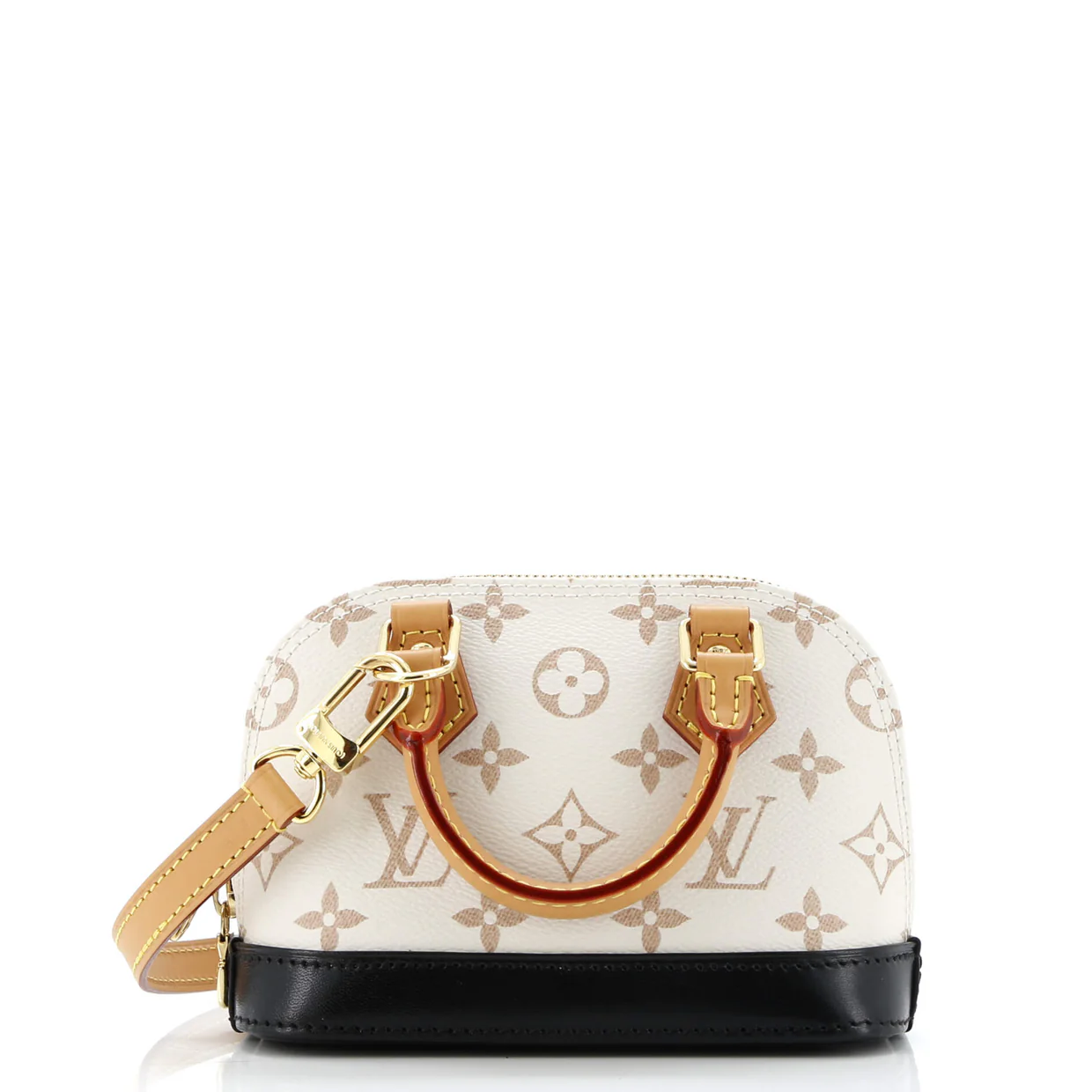 Alma Handbag Monogram Dune Canvas Nano - Deep Luxury