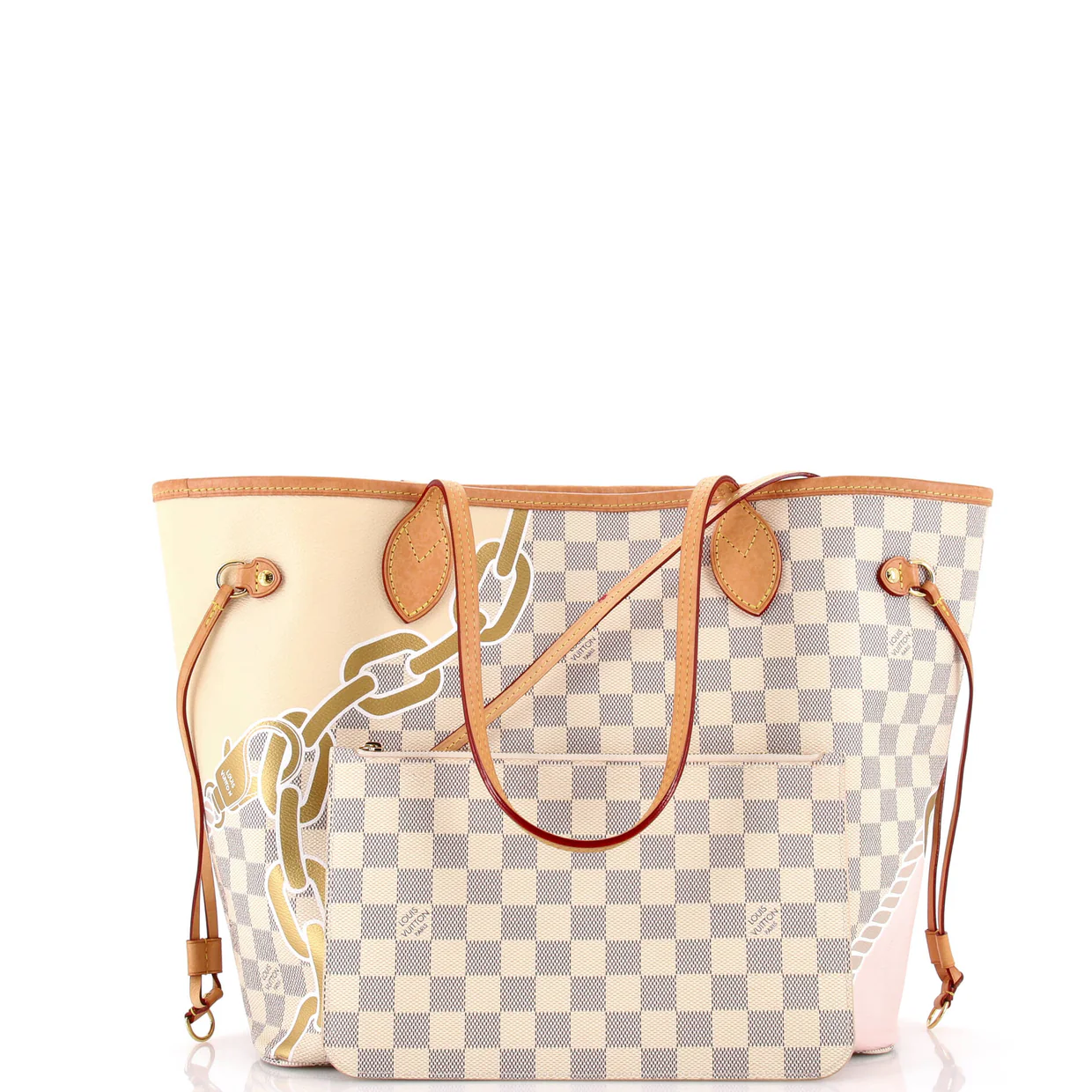 Neverfull NM Tote Limited Edition Nautical Damier MM - Deep Luxury