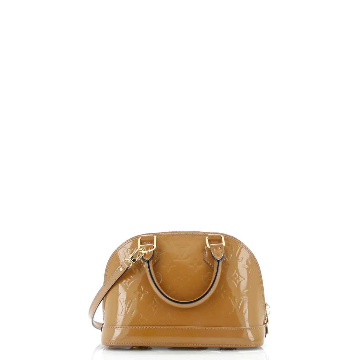 Alma Handbag Monogram Vernis BB - Deep Luxury