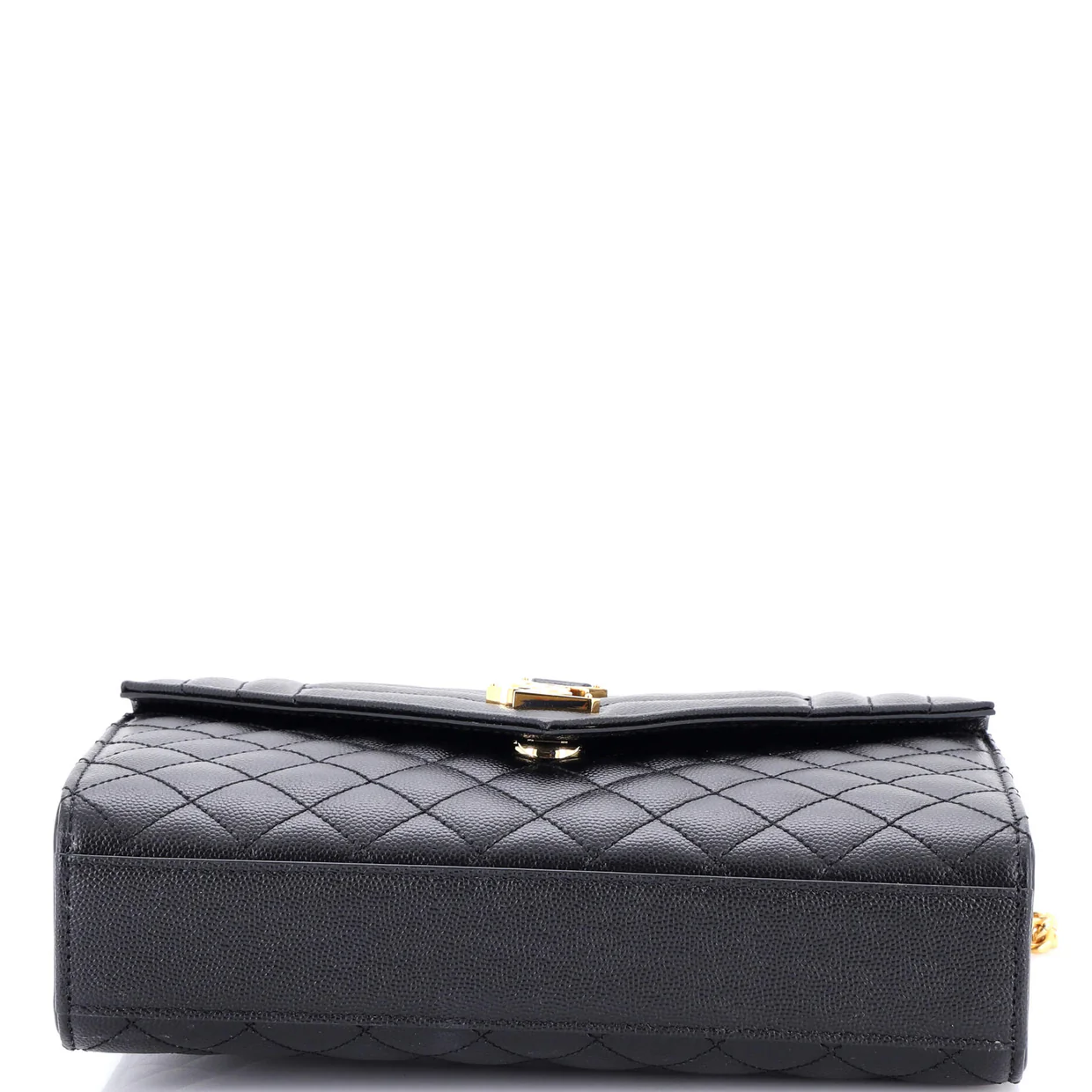 Classic Monogram Envelope Satchel Mixed Matelasse Leather Medium - Deep Luxury