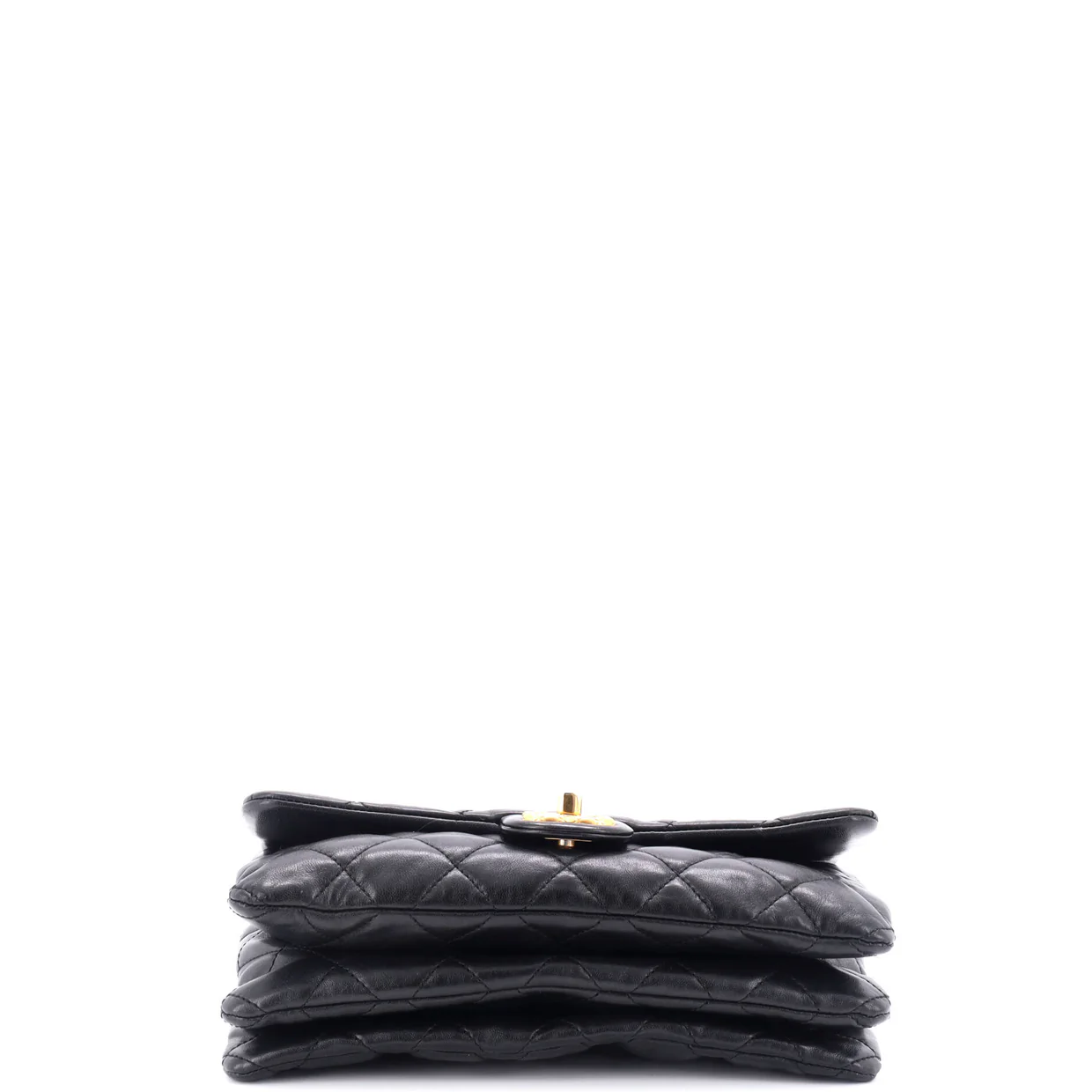 All Slide Long Flap Bag Quilted Lambskin Medium - Deep Luxury