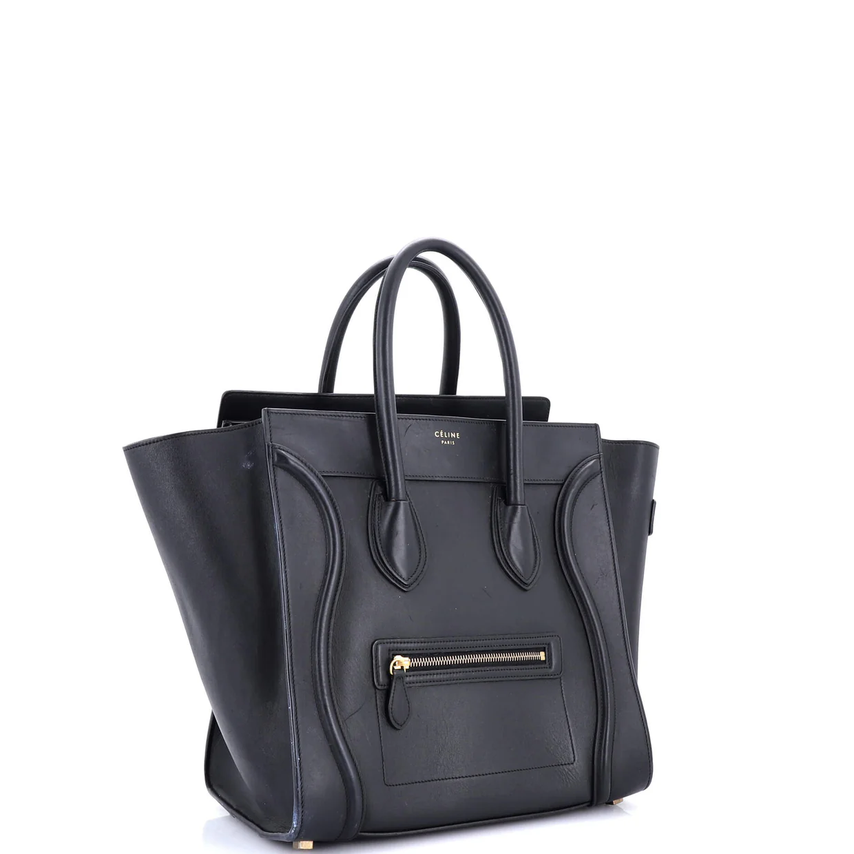 Luggage Bag Smooth Leather Mini - Deep Luxury