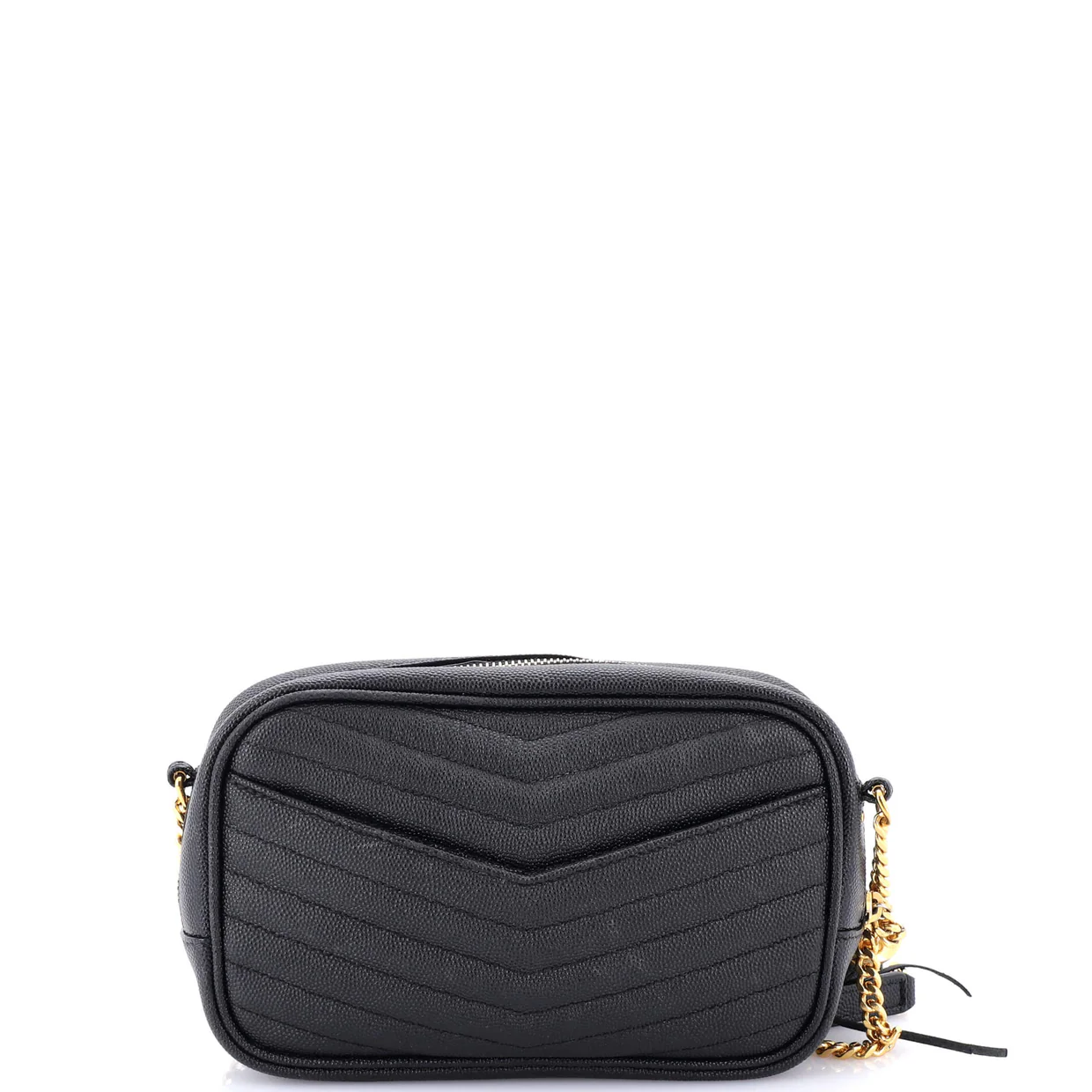 Lou Camera Bag Matelasse Chevron Leather Mini - Deep Luxury