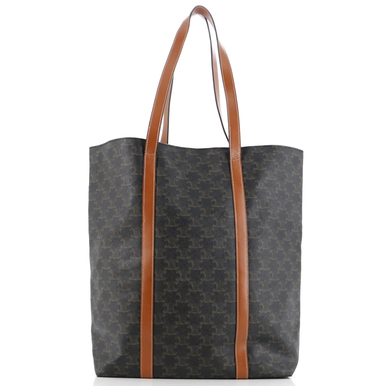 Museum Shopper Tote Triomphe Canvas Tall - Deep Luxury