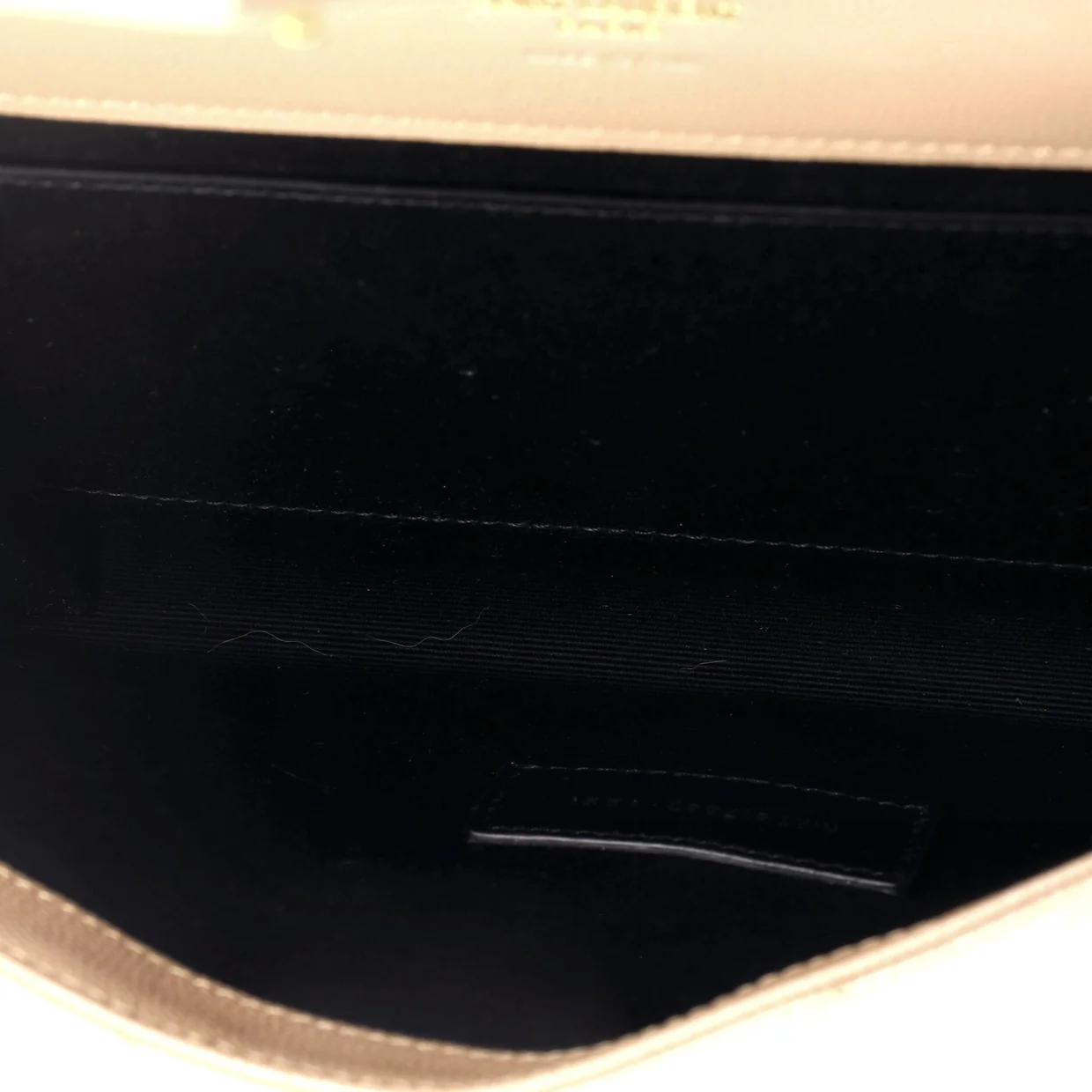 Classic Monogram Envelope Wristlet Clutch Matelasse Chevron Leather - Deep Luxury