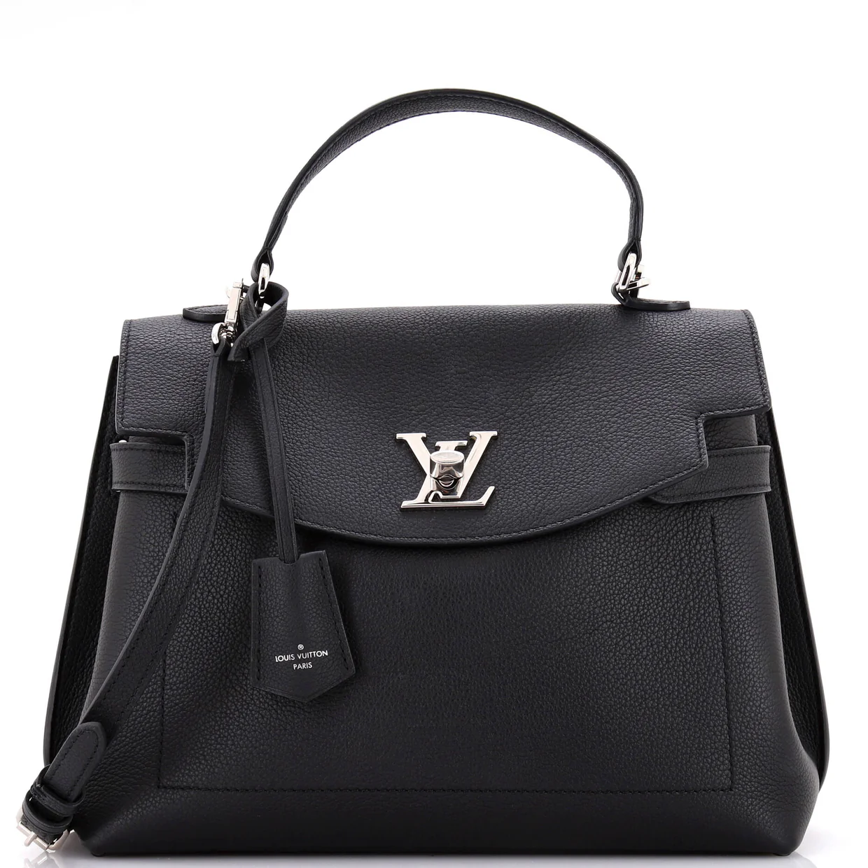 Lockme Ever Handbag Leather MM - Deep Luxury