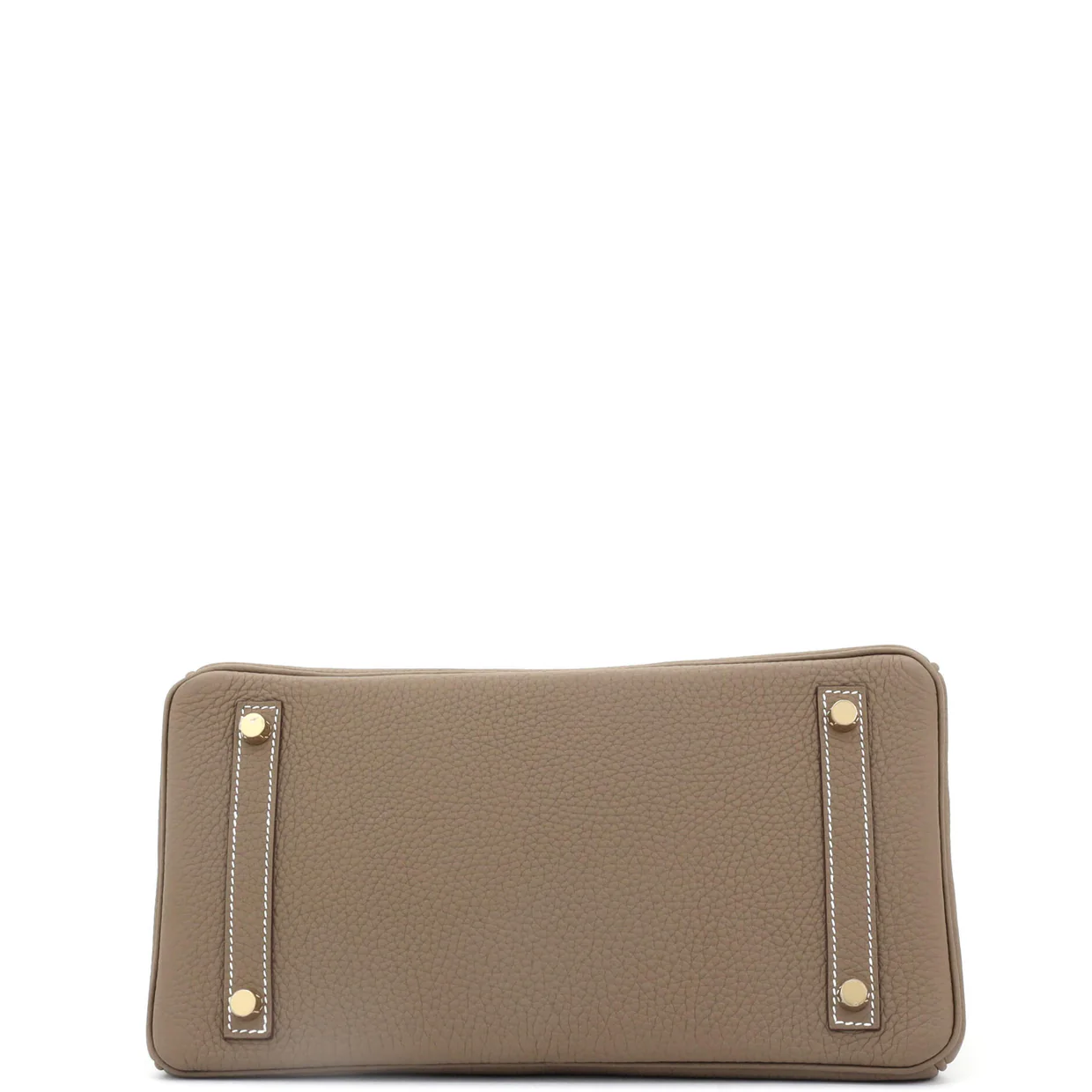 Birkin Handbag Grey Clemence with Gold Hardware 30 - Deep Luxury
