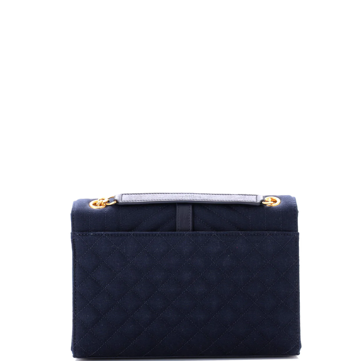 Classic Monogram Envelope Satchel Mixed Matelasse Canvas Medium - Deep Luxury