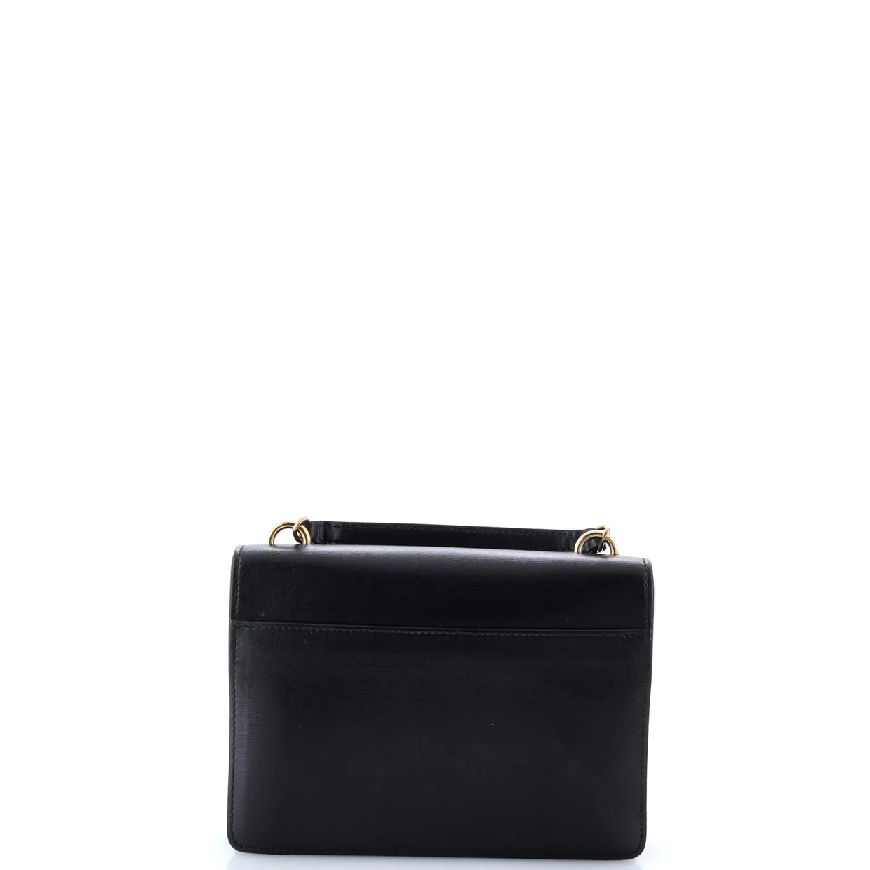 Sunset Top Handle Chain Wallet Leather - Deep Luxury