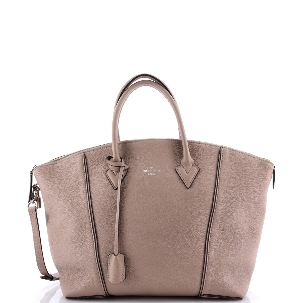 Soft Lockit Handbag Leather MM - Deep Luxury