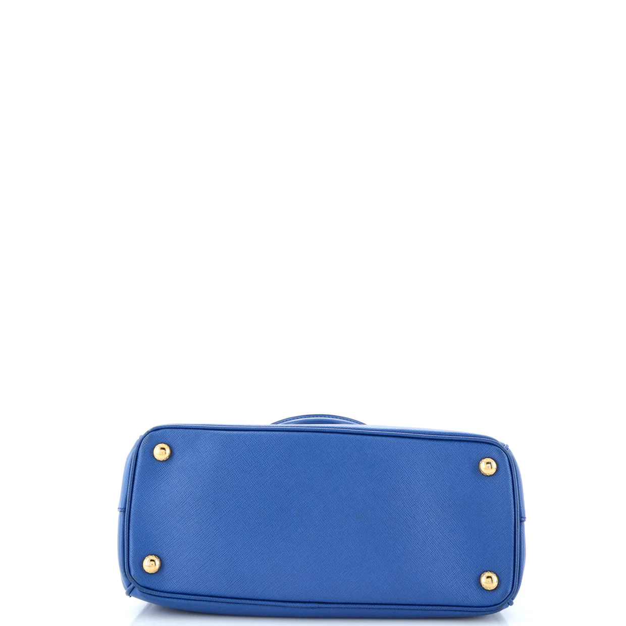 Double Zip Lux Tote Saffiano Leather Small - Deep Luxury