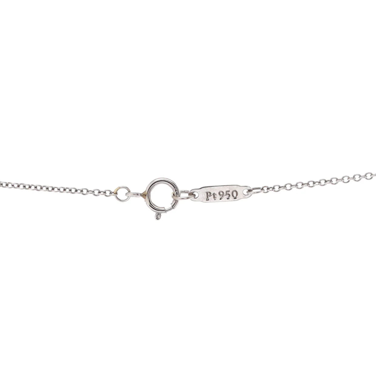 Schlumberger Lynn Pendant Necklace Platinum with Blue Sapphires - Deep Luxury
