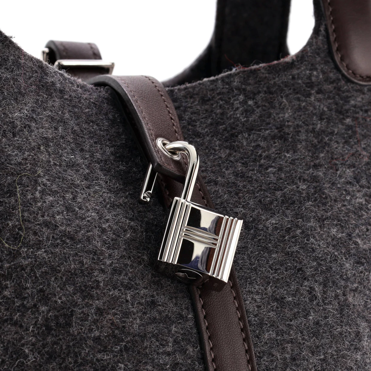 Picotin Lock Bag Felt with Leather PM - Deep Luxury