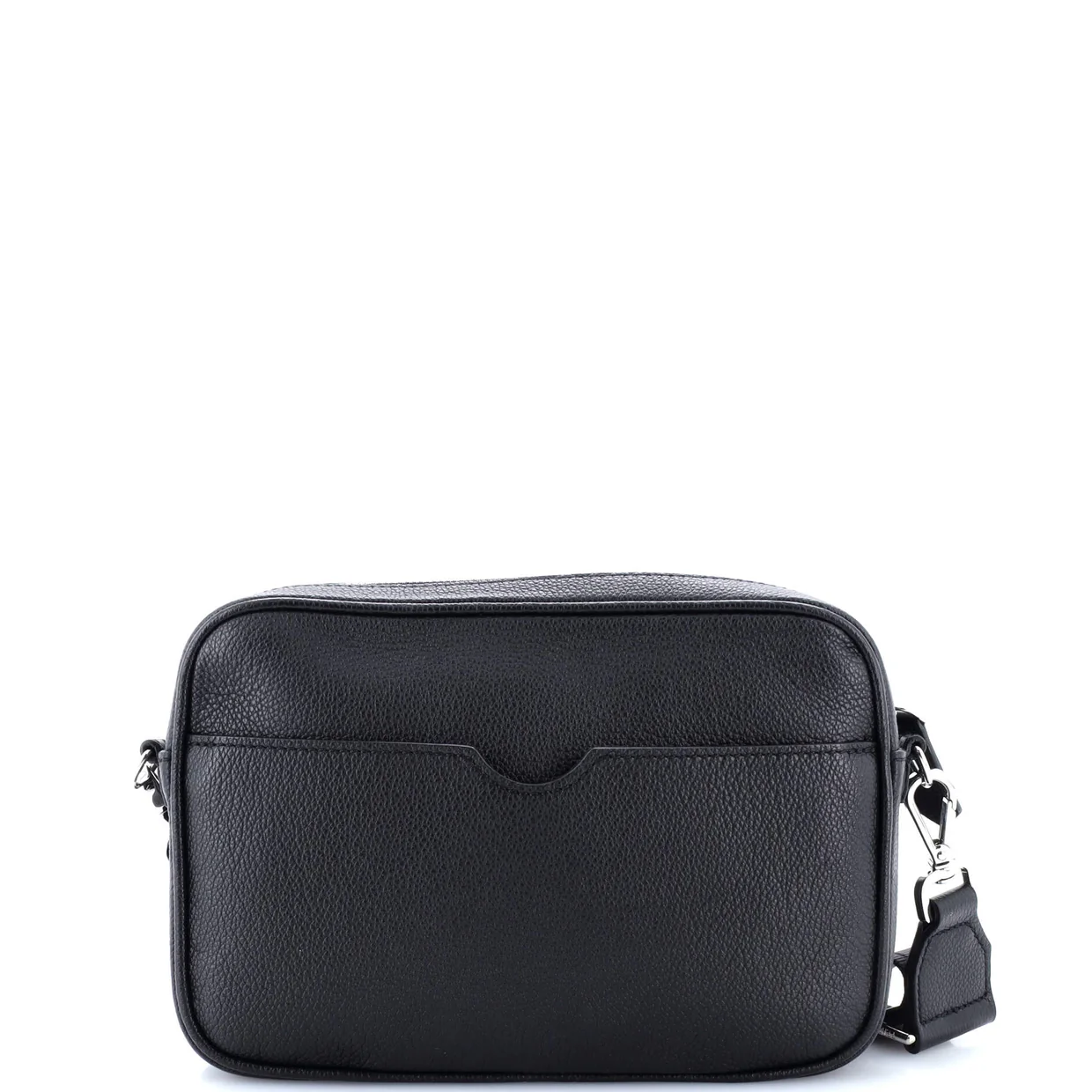 Logo Camera Bag Embossed Leather - Deep Luxury