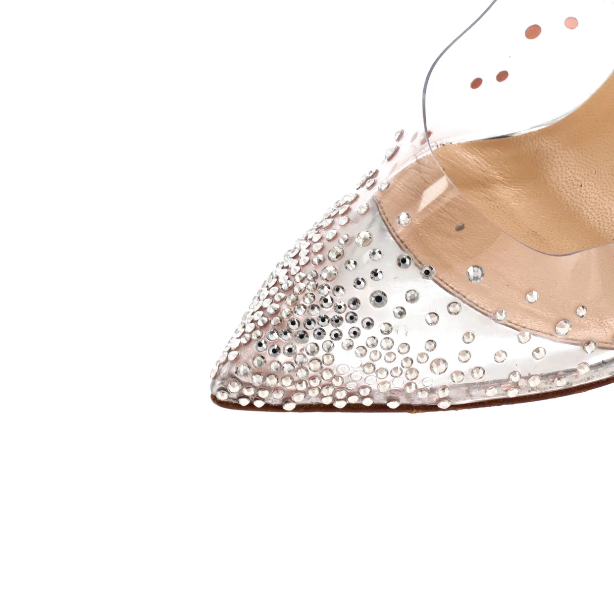 Women's Degrastrass Pumps PVC with Crystals 100 - Deep Luxury