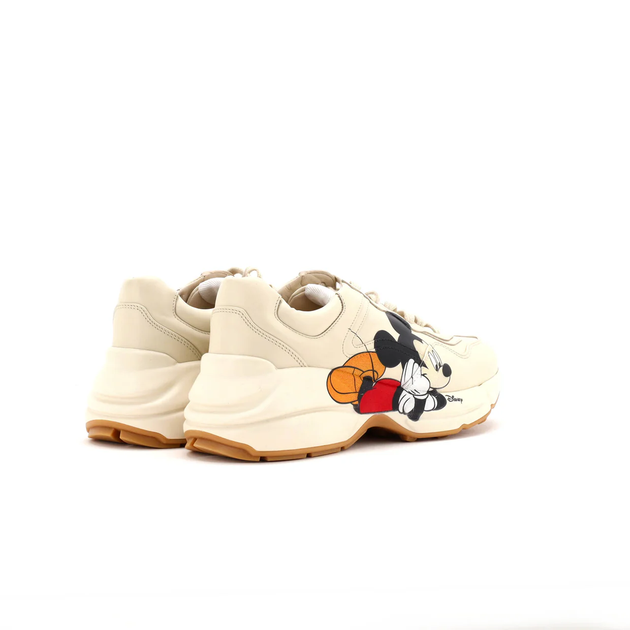 Disney Rhyton Sneakers Printed Leather - Deep Luxury
