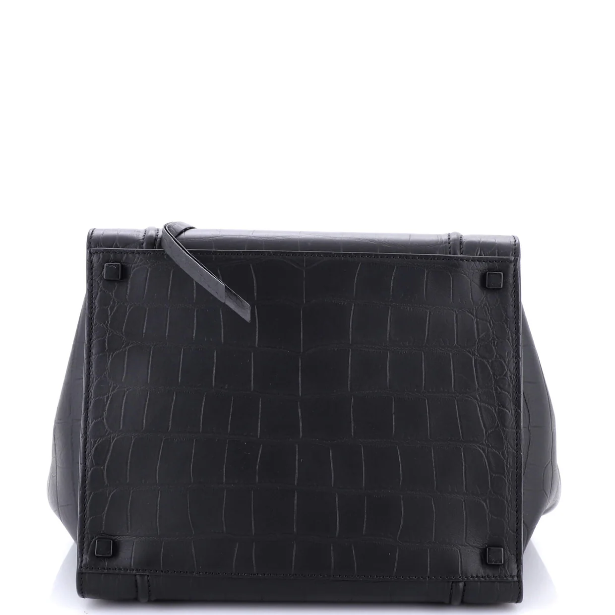 Phantom Bag Crocodile Embossed Leather Medium - Deep Luxury