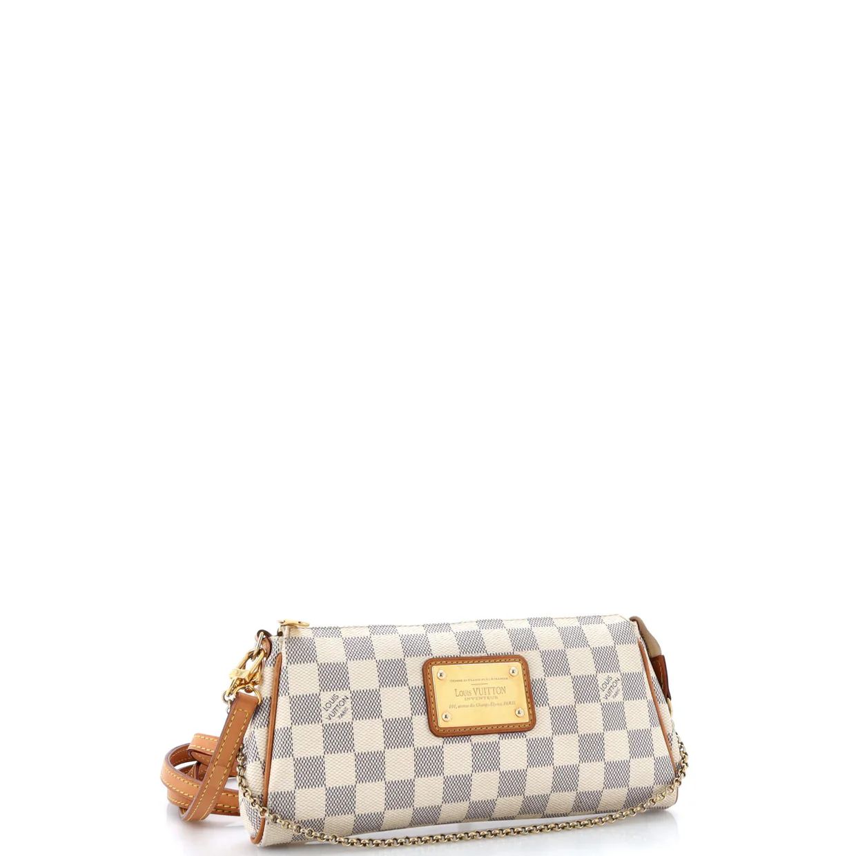 Eva Handbag Damier - Deep Luxury