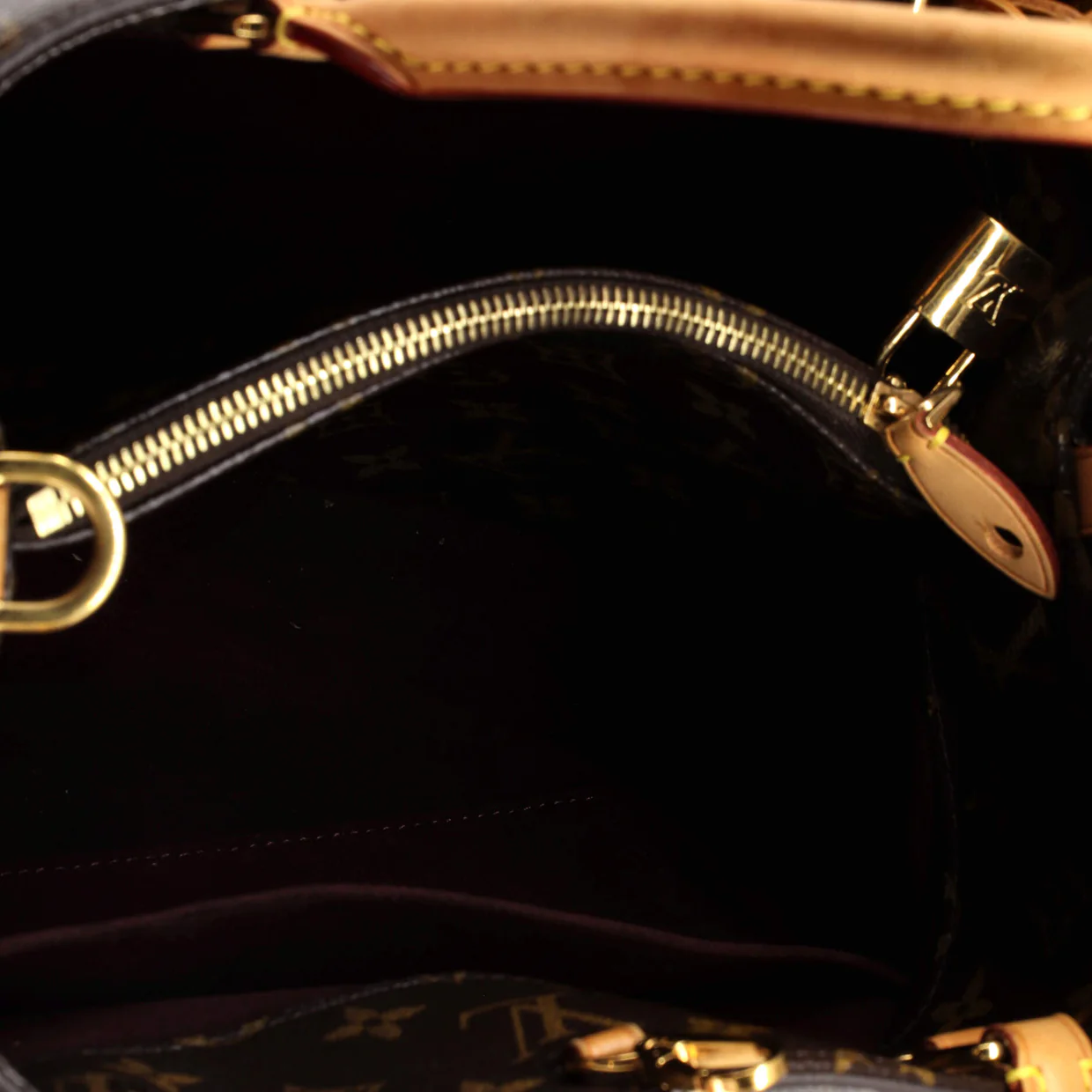 Montaigne Handbag Monogram Canvas MM - Deep Luxury