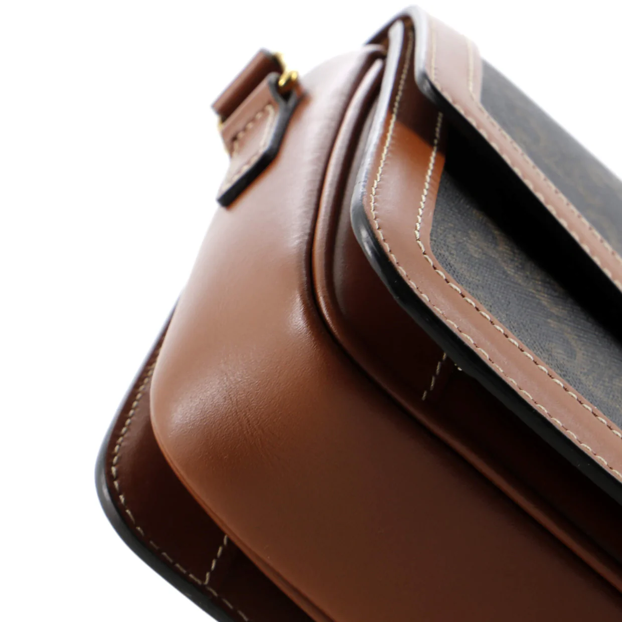 Triomphe Shoulder Bag Triomphe Coated Canvas Teen - Deep Luxury