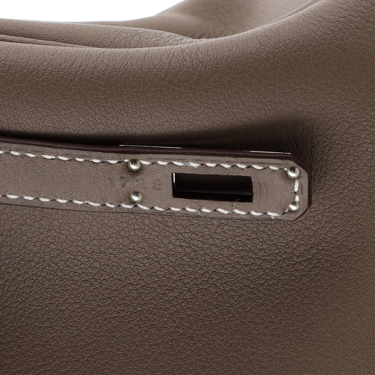 Kelly Handbag Grey Swift with Palladium Hardware 25 - Deep Luxury