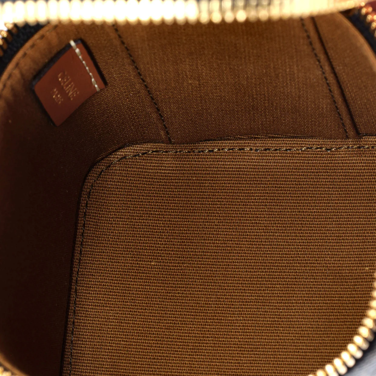 Top Handle Square Vanity Case Triomphe Coated Canvas Mini - Deep Luxury