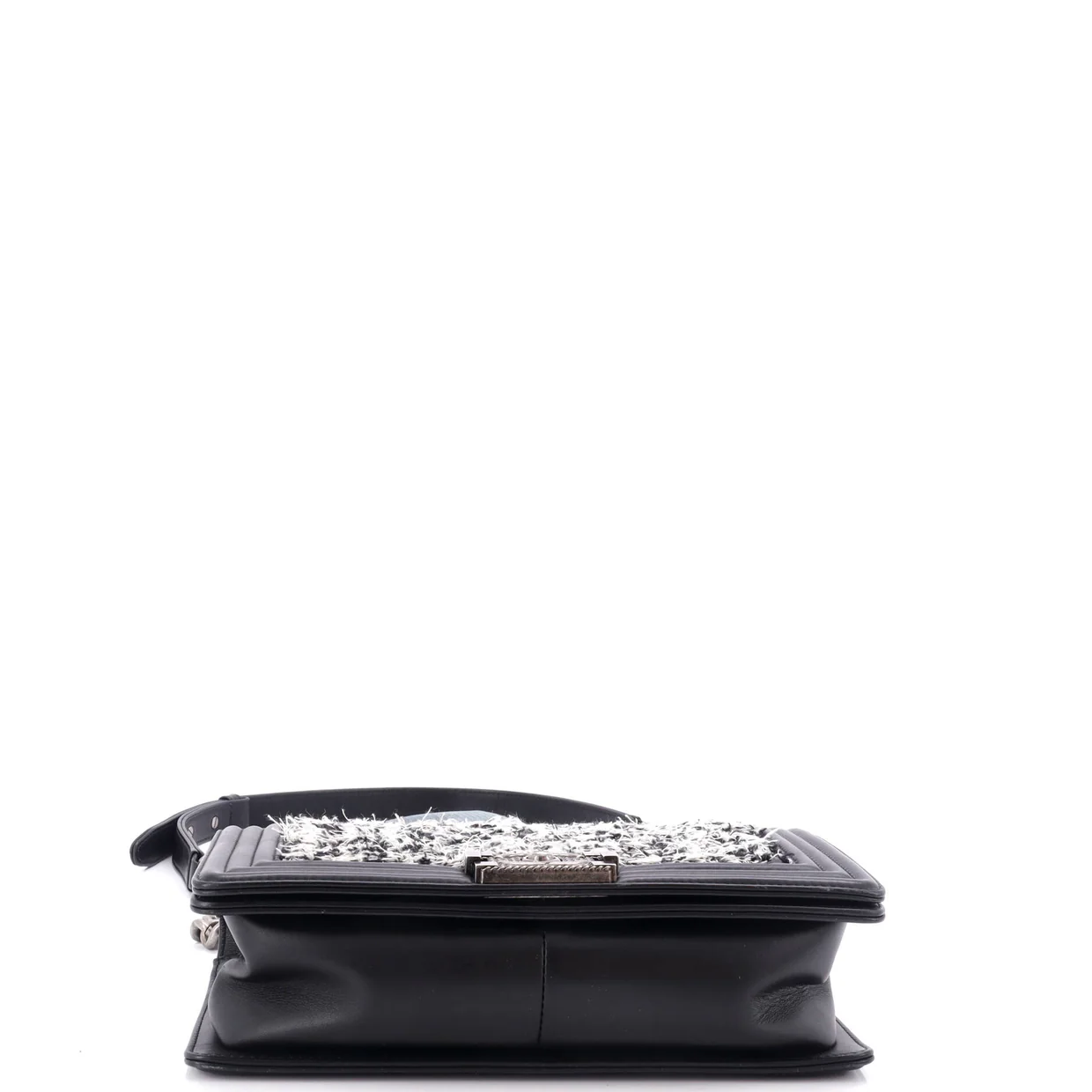 Boy Flap Bag Braided Tweed Old Medium - Deep Luxury