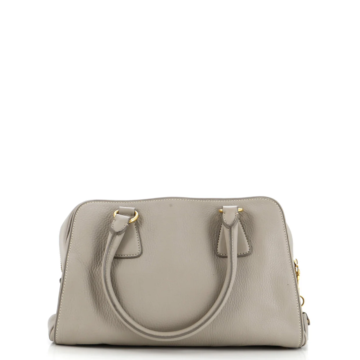 Zip Satchel Vitello Daino Medium - Deep Luxury