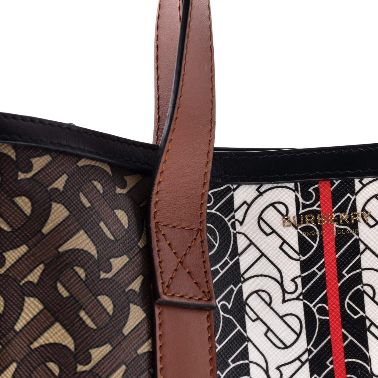 Portrait Tote Monogram E-Canvas Small - Deep Luxury