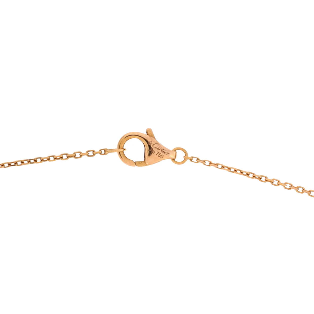 Amulette de Cartier Pendant Necklace 18K Rose Gold with Malachite and Diamond XS - Deep Luxury