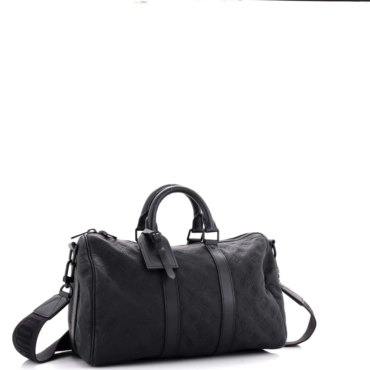 Keepall Bandouliere Bag Monogram Taurillon Leather 35 - Deep Luxury