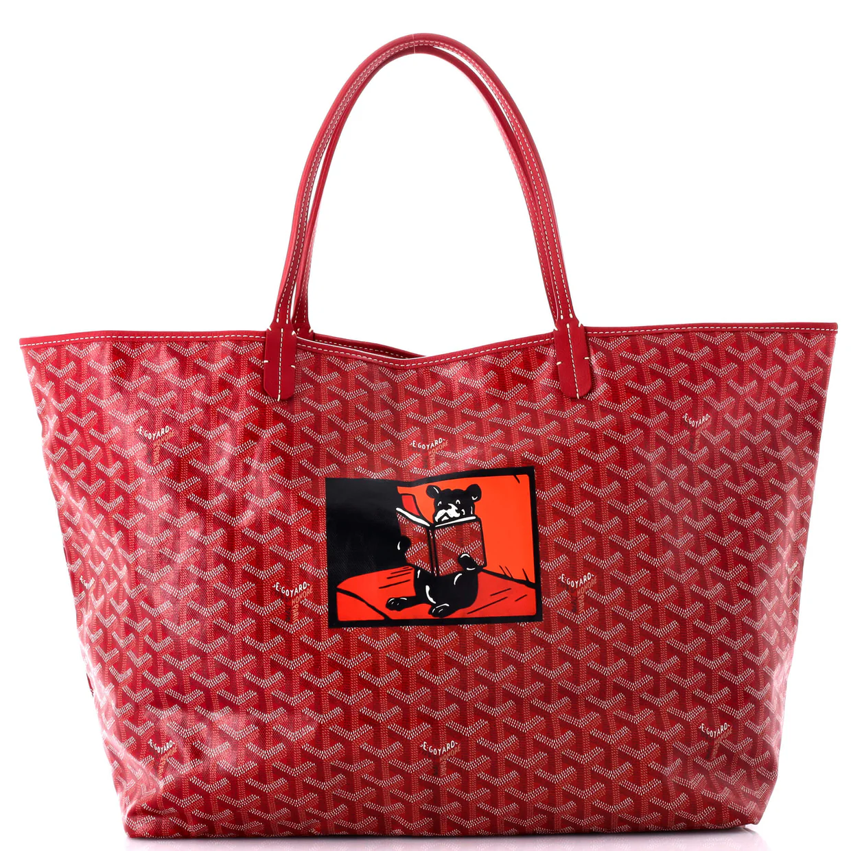 Saint Louis Tote Printed Coated Canvas GM - Deep Luxury