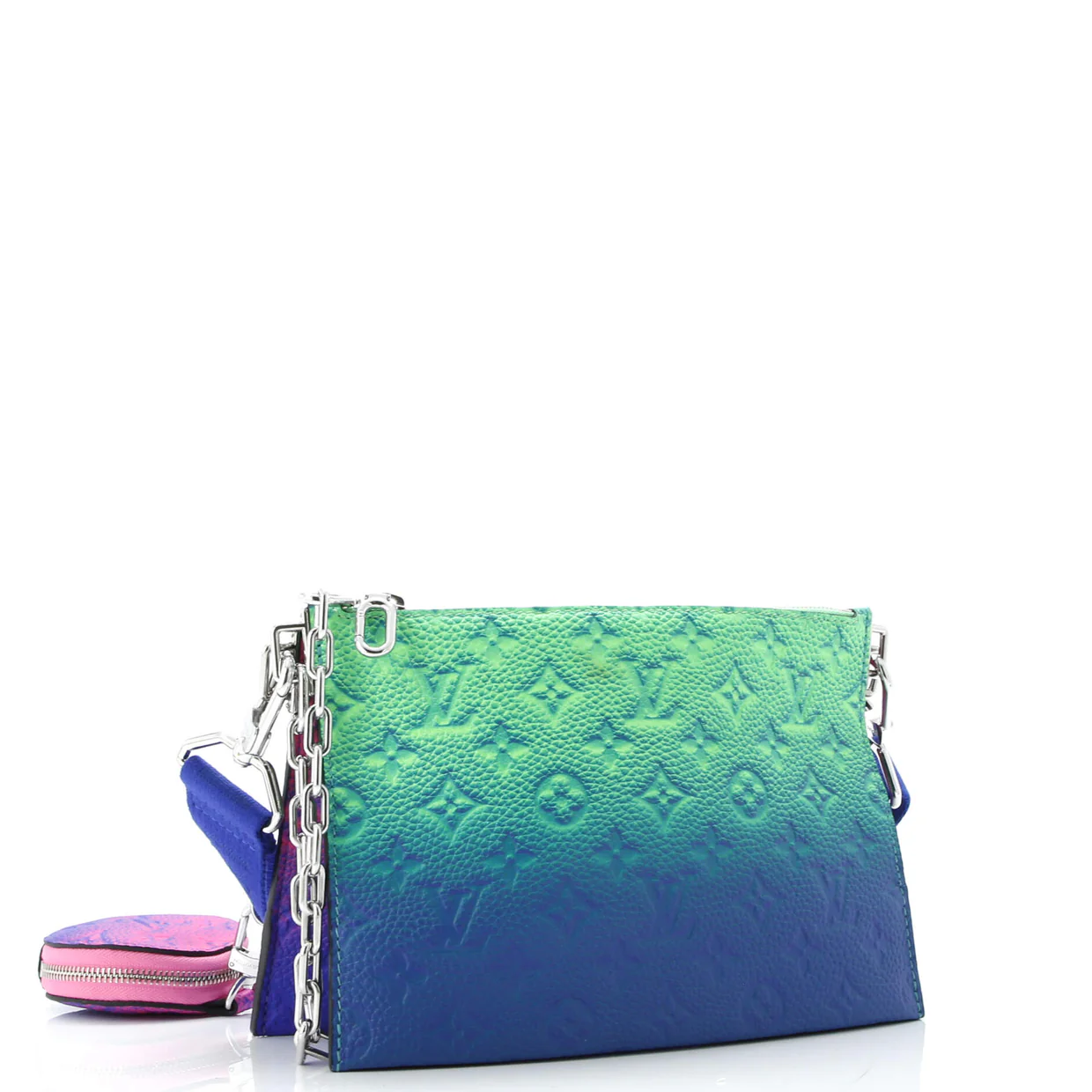 Trio Pouch Messenger Bag Limited Edition Illusion Monogram Taurillon Leather - Deep Luxury