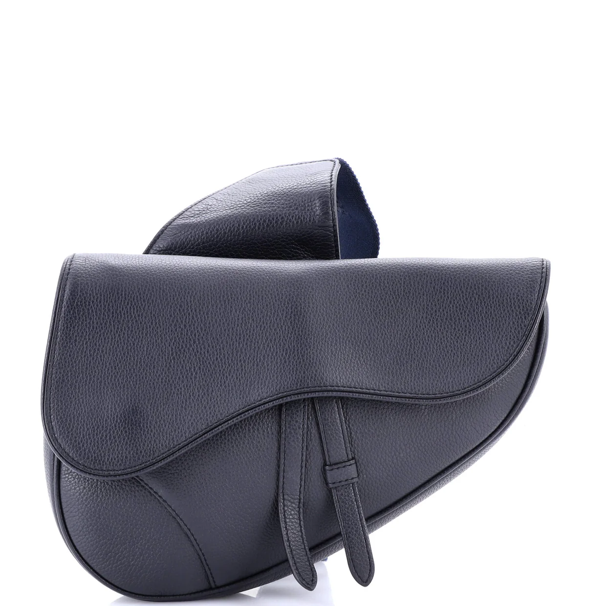 Saddle Crossbody Bag Leather - Deep Luxury