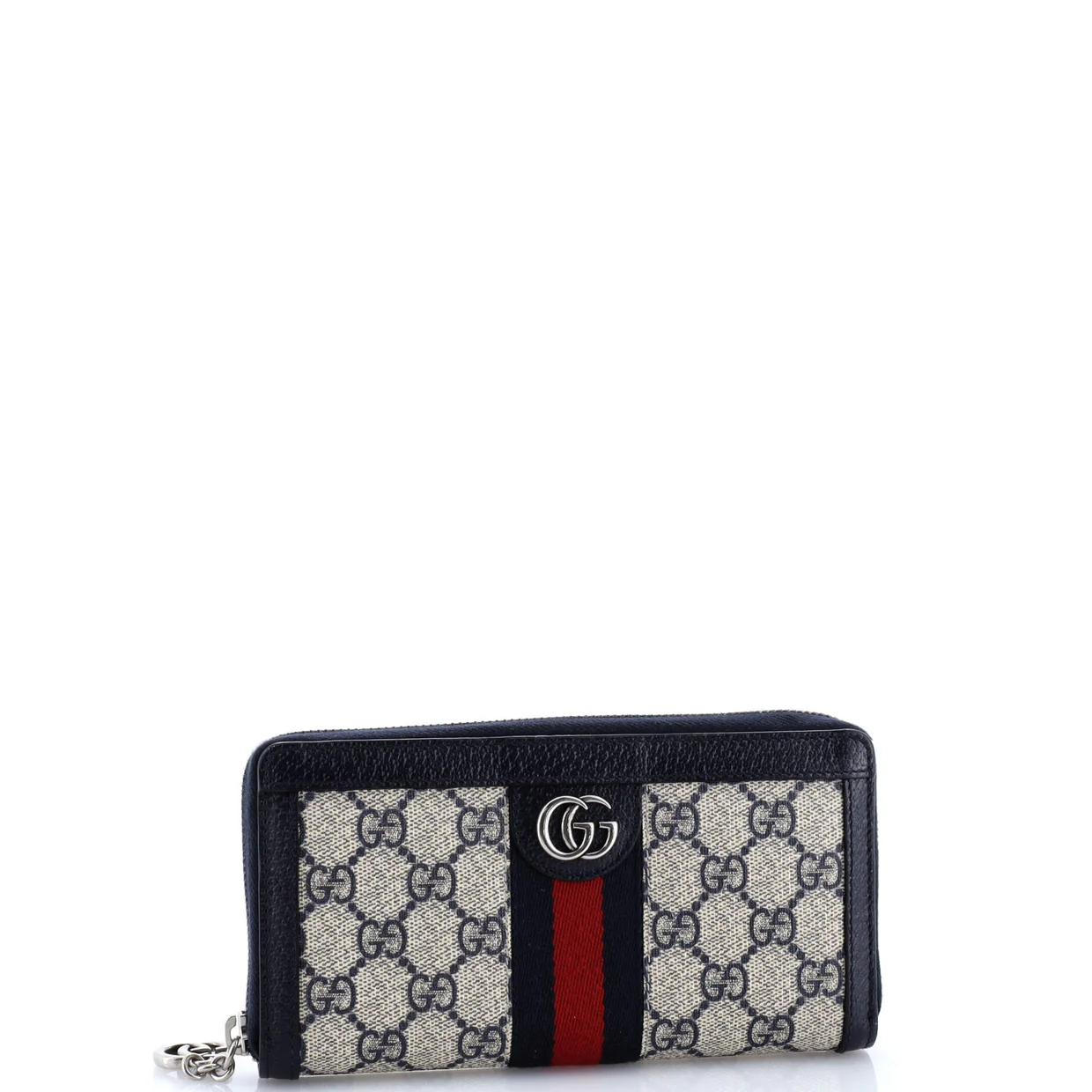 Ophidia Zip Around Wallet GG Coated Canvas - Deep Luxury