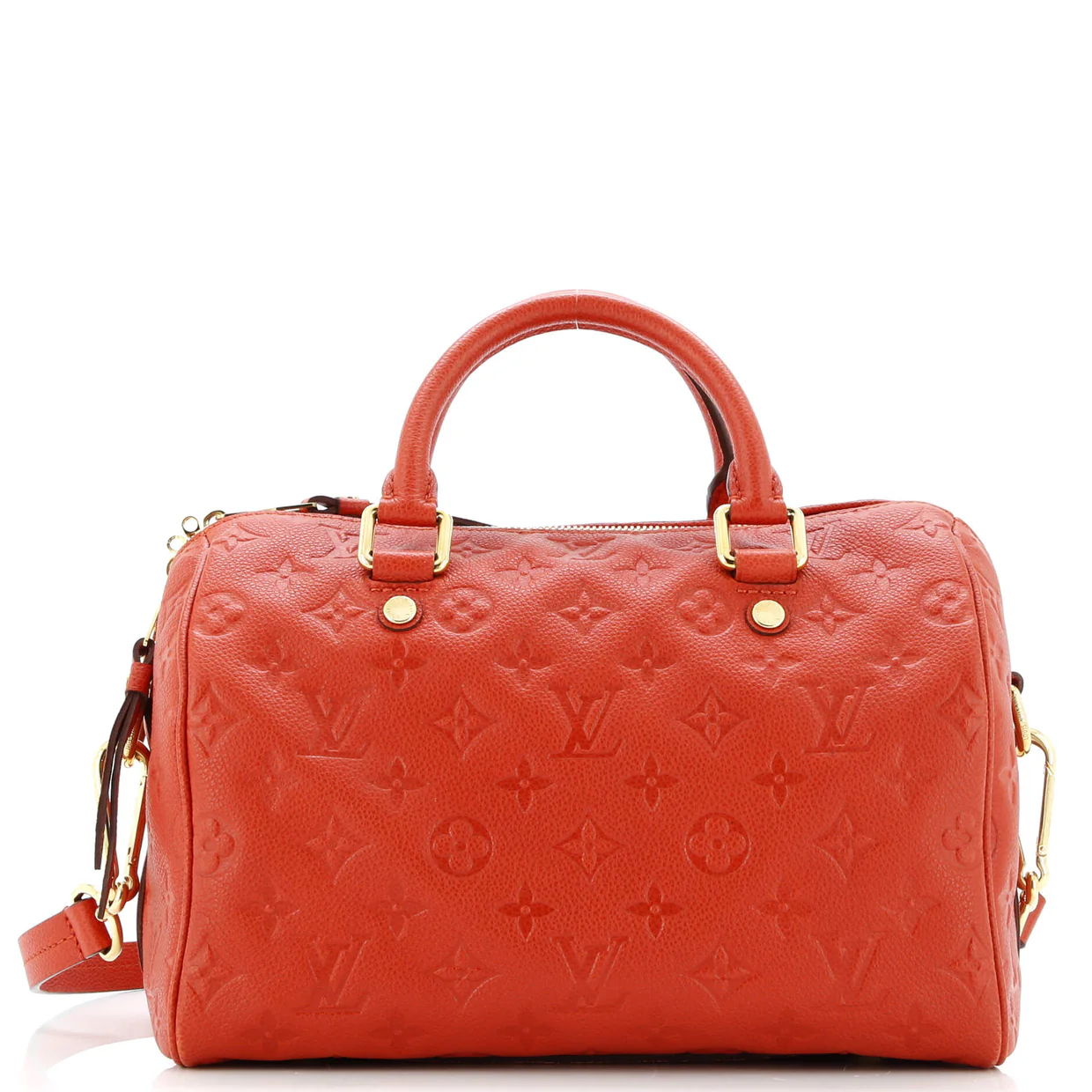 Speedy Bandouliere Bag Monogram Empreinte Leather 25 - Deep Luxury