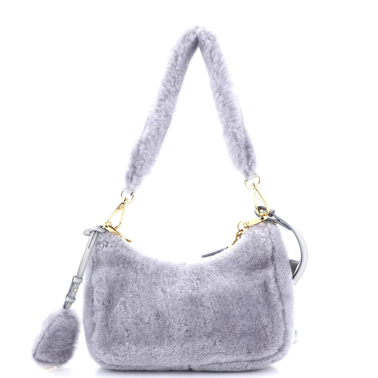Re-Edition Shoulder Bag Shearling Mini - Deep Luxury