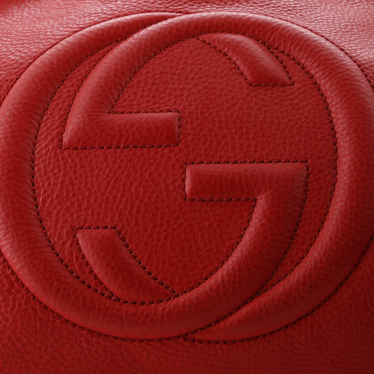 Soho Chain Strap Shoulder Bag Leather Medium - Deep Luxury