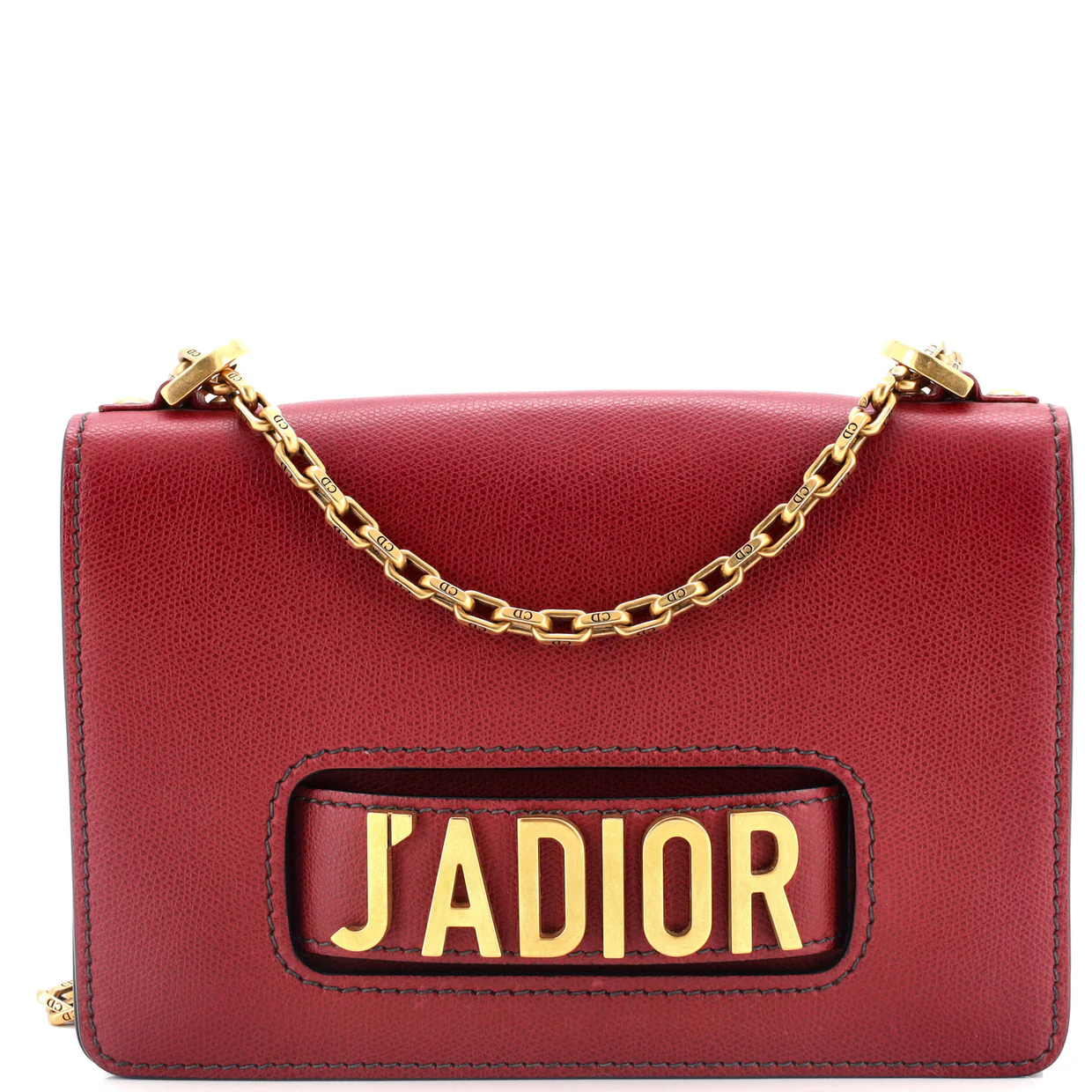 J'Adior Flap Bag Leather Medium - Deep Luxury