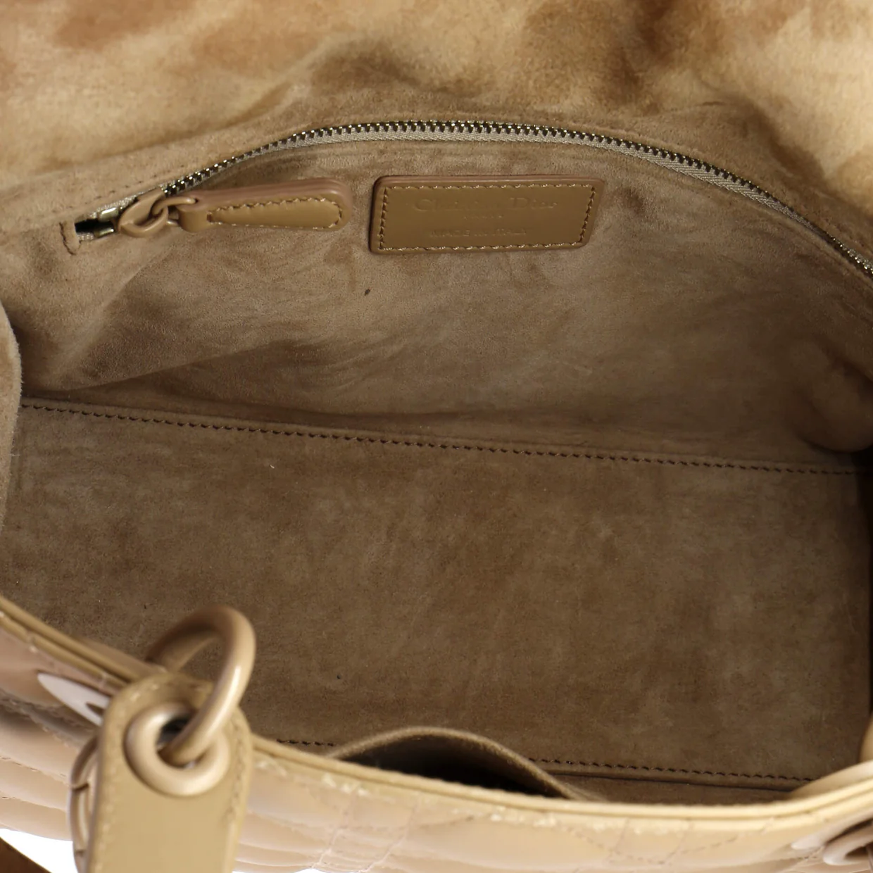 Ultra Matte Supple Lady Dior Bag Cannage Studded Lambskin Medium - Deep Luxury